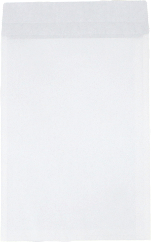 角形A4号サイズ ガゼット封筒（白）