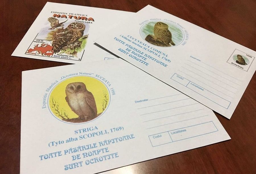ルーマニアの封筒・切手1