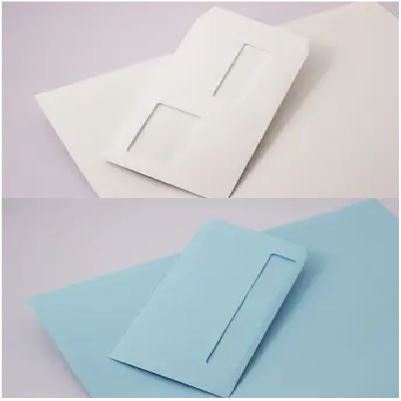 封筒のサンプル作成いたします