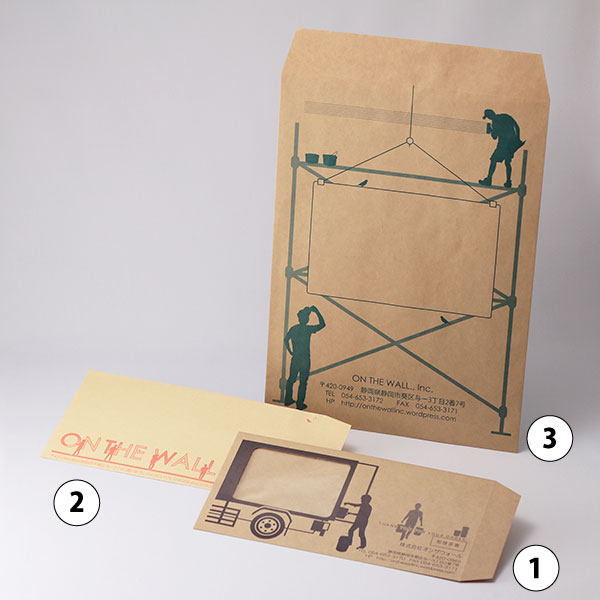 窓をデザインに組み込んだ封筒 封筒作成 封筒印刷 封筒屋どっとこむ よもやま話