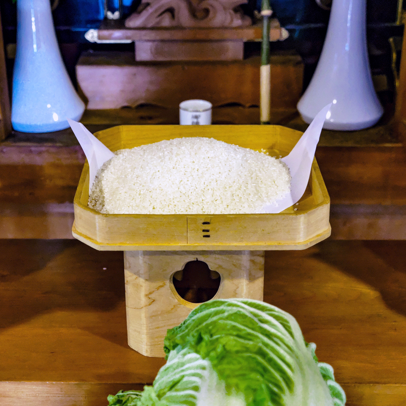 神棚と神饌米