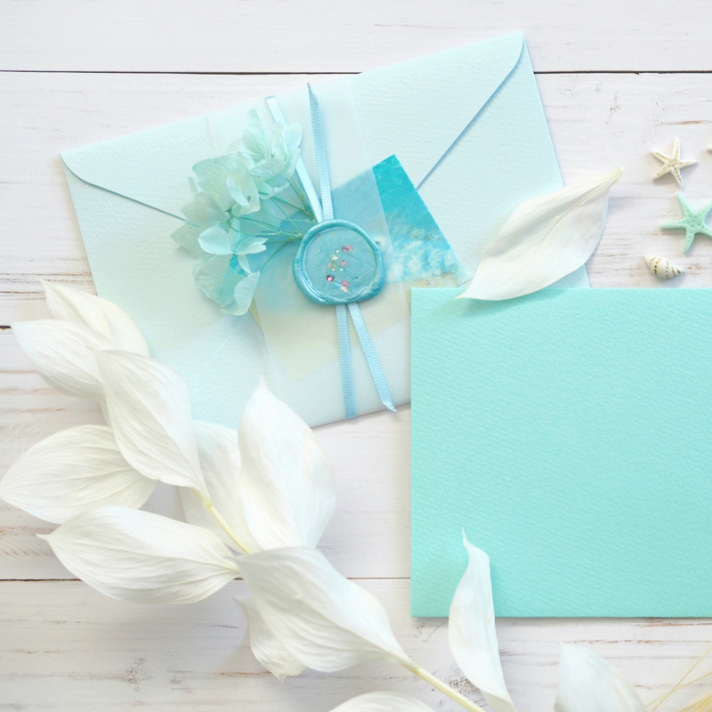 シーリングスタンプとレターセット