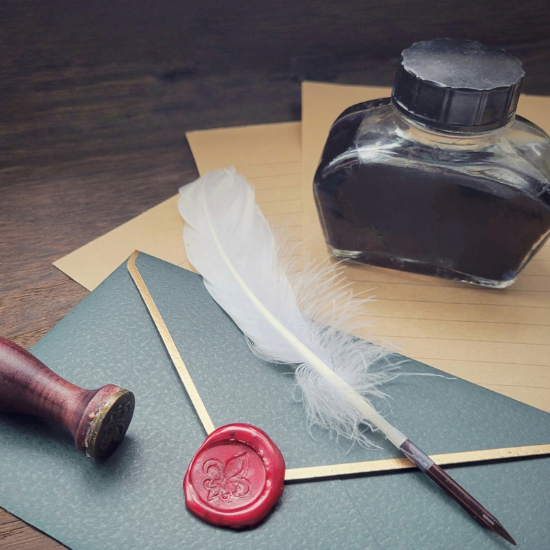 洋形封筒とレターセット