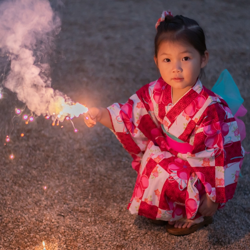 夏の夜空を彩る打ち上げ花火