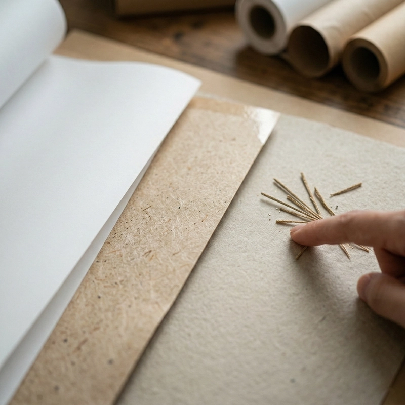 機能性を持つ特殊な紙の選定