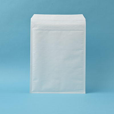 クッション封筒 A4厚物用 ホワイト(白)
幅 x 天地：280 x 360mm
米坪：100g/m2