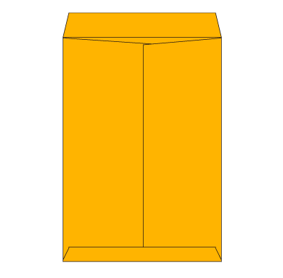 角1 カラーオレンジ 100
幅 x 天地：270 x 382mm
米坪：100g/m2