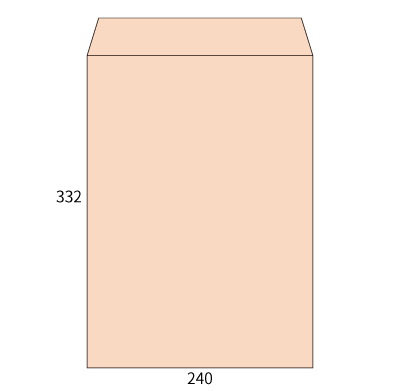 角2 透けないコーティング パステルピンク 100
幅 x 天地：240 x 332mm
米坪：100g/m2