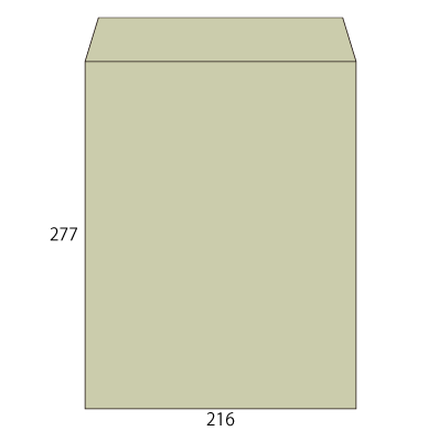 角3カラーグレイ85ヨコ貼
幅 x 天地：216 x 277mm
米坪：85g/m2