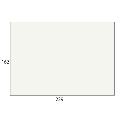 角6カマス封筒 コットン ライトグレイ 116.3g
幅 x 天地：229 x 162mm
米坪：116g/m2