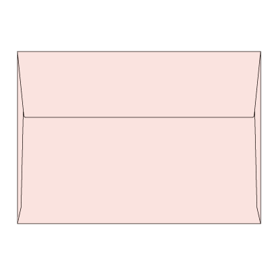 角6カマス封筒 コットン ピンク 116.3g
幅 x 天地：229 x 162mm
米坪：116g/m2