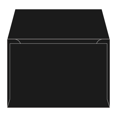 つり銭袋 カマス貼 【黒】(既製封筒)
幅 x 天地：120 x 80mm
米坪：90g/m2
