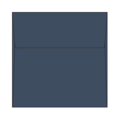 SE16カマス封筒コットンミッドナイトブルー116.3g
幅 x 天地：160 x 160mm
米坪：116g/m2