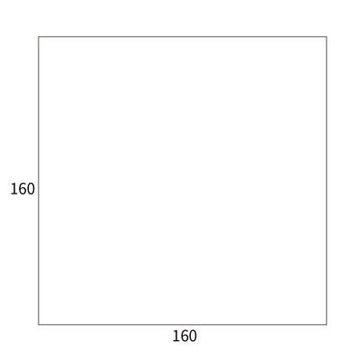 SE16カマス封筒 ホワイトクラフト 100g
幅 x 天地：160 x 160mm
米坪：100g/m2