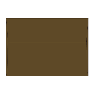 洋2カマス封筒 コットン チョコレート 116.3g
幅 x 天地：162 x 114mm
米坪：116g/m2
